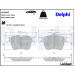 Delphi | Bremsbelagsatz, Scheibenbremse | LP2697 Delphi | Bremsbelagsatz, Scheibenbremse | LP2697