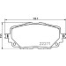 Hella | Bremsbelagsatz, Scheibenbremse | 8DB 355 024-821 Hella | Bremsbelagsatz, Scheibenbremse | 8DB 355 024-821