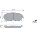 0 986 494 722 Bremsbelagsatz, Scheibenbremse