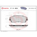 Brembo | Bremsbelagsatz, Scheibenbremse | P 11 019 Brembo | Bremsbelagsatz, Scheibenbremse | P 11 019