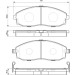 BOSCH Bremsbelagsatz, Scheibenbremse 0 986 424 670