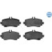 025 230 7016 Bremsbelagsatz, Scheibenbremse MEYLE-ORIGINAL: True to OE.