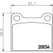 Hella | Bremsbelagsatz, Scheibenbremse | 8DB 355 007-021