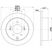 Hella | Bremsscheibe | 8DD 355 125-301