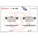 Brembo Bremsbelagsatz, Scheibenbremse PRIME LINE P 86 028