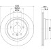 Hella | Bremsscheibe | 8DD 355 106-771