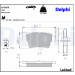 Delphi | Bremsbelagsatz, Scheibenbremse | LP2055