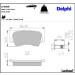 Delphi Bremsbelagsatz, Scheibenbremse LP2008