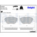 Delphi | Bremsbelagsatz, Scheibenbremse | LP1632