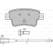 601063 Bremsbelagsatz, Scheibenbremse