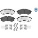 Meyle Bremsbelagsatz, Scheibenbremse MEYLE-PD: Advanced performance and design 025 224 9220/PD