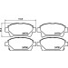 Hella | Bremsbelagsatz, Scheibenbremse | 8DB 355 014-601