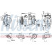 Nissens Kompressor, Klimaanlage FIRST FIT 89415
