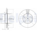 Delphi | Bremsscheibe | BG3199