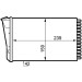Mahle | Wärmetauscher, Innenraumheizung | AH 155 000S
