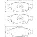 Brembo | Bremsbelagsatz, Scheibenbremse | P 23 165