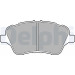 Delphi | Bremsbelagsatz, Scheibenbremse | LP2474