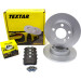 TEXTAR PRO 92082503 Bremsscheibe 230mm + 2355402 Bremsbeläge