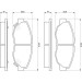 BOSCH | Bremsbelagsatz, Scheibenbremse | 0 986 461 124 BOSCH | Bremsbelagsatz, Scheibenbremse | 0 986 461 124