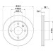 Hella | Bremsscheibe | 8DD 355 100-531