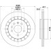 Hella | Bremsscheibe | 8DD 355 114-381
