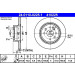 ATE | Bremsscheibe | 24.0110-0225.1 ATE | Bremsscheibe | 24.0110-0225.1