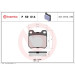 Brembo | Bremsbelagsatz, Scheibenbremse | P 59 014 Brembo | Bremsbelagsatz, Scheibenbremse | P 59 014