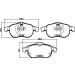 Hella | Bremsbelagsatz, Scheibenbremse | 8DB 355 009-311