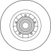 Bremsscheibe TRW SINGLE DF6043BS