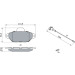 BOSCH | Bremsbelagsatz, Scheibenbremse | 0 986 494 115 BOSCH | Bremsbelagsatz, Scheibenbremse | 0 986 494 115