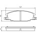 BOSCH | Bremsbelagsatz, Scheibenbremse | 0 986 460 960 BOSCH | Bremsbelagsatz, Scheibenbremse | 0 986 460 960