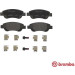 Brembo | Bremsbelagsatz, Scheibenbremse | P 61 081 Brembo | Bremsbelagsatz, Scheibenbremse | P 61 081