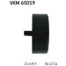 SKF | Umlenk-/Führungsrolle, Keilrippenriemen | VKM 65019