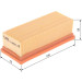 BOSCH 1 457 433 078 Luftfilter BOSCH 1 457 433 078 Luftfilter