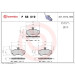 Brembo | Bremsbelagsatz, Scheibenbremse | P 68 019 Brembo | Bremsbelagsatz, Scheibenbremse | P 68 019
