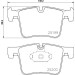 Hella | Bremsbelagsatz, Scheibenbremse | 8DB 355 015-781