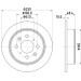 Hella | Bremsscheibe | 8DD 355 103-111 Hella | Bremsscheibe | 8DD 355 103-111