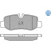 025 221 0118 Bremsbelagsatz, Scheibenbremse MEYLE-ORIGINAL: True to OE.