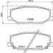 Brembo | Bremsbelagsatz, Scheibenbremse | P 79 040 Brembo | Bremsbelagsatz, Scheibenbremse | P 79 040