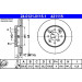 ATE | Bremsscheibe | 24.0121-0115.1 ATE | Bremsscheibe | 24.0121-0115.1