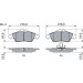 BOSCH | Bremsbelagsatz, Scheibenbremse | 0 986 424 218 BOSCH | Bremsbelagsatz, Scheibenbremse | 0 986 424 218
