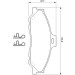BOSCH | Bremsbelagsatz, Scheibenbremse | 0 986 424 720