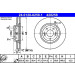 ATE | Bremsscheibe | 24.0128-0258.1 ATE | Bremsscheibe | 24.0128-0258.1