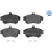 025 219 8317 Bremsbelagsatz, Scheibenbremse MEYLE-ORIGINAL: True to OE.