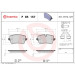 Brembo | Bremsbelagsatz, Scheibenbremse | P 85 157