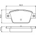 BOSCH | Bremsbelagsatz, Scheibenbremse | 0 986 494 536 BOSCH | Bremsbelagsatz, Scheibenbremse | 0 986 494 536