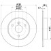 Hella Pagid | Bremsscheibe | 8DD 355 113-561 Hella Pagid | Bremsscheibe | 8DD 355 113-561