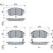 0 986 494 054 Bremsbelagsatz, Scheibenbremse