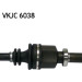 SKF | Antriebswelle | VKJC 6038 SKF | Antriebswelle | VKJC 6038