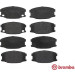 Brembo | Bremsbelagsatz, Scheibenbremse | P 54 035